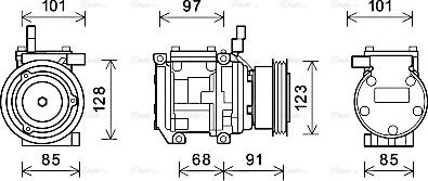 Ava Quality Cooling KAAK208 - Kompresor, klima-Uređaj www.molydon.hr