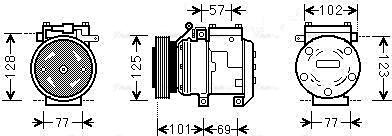 Ava Quality Cooling KAAK211 - Kompresor, klima-Uređaj www.molydon.hr