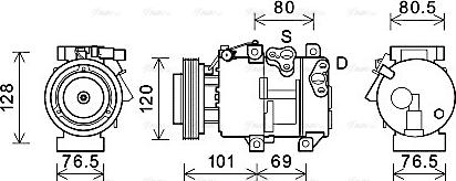 Ava Quality Cooling KAAK218 - Kompresor, klima-Uređaj www.molydon.hr