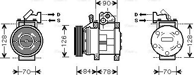 Ava Quality Cooling KAK052 - Kompresor, klima-Uređaj www.molydon.hr