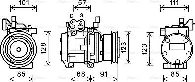 Ava Quality Cooling KAK145 - Kompresor, klima-Uređaj www.molydon.hr