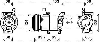 Ava Quality Cooling KAK159 - Kompresor, klima-Uređaj www.molydon.hr