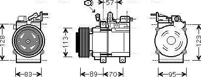 Ava Quality Cooling KAK137 - Kompresor, klima-Uređaj www.molydon.hr