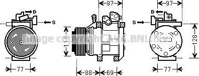 Ava Quality Cooling KAK124 - Kompresor, klima-Uređaj www.molydon.hr