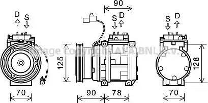 Ava Quality Cooling KAK178 - Kompresor, klima-Uređaj www.molydon.hr