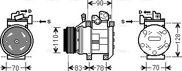 Ava Quality Cooling KAK173 - Kompresor, klima-Uređaj www.molydon.hr