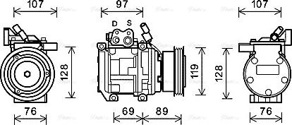 Ava Quality Cooling KAK177 - Kompresor, klima-Uređaj www.molydon.hr