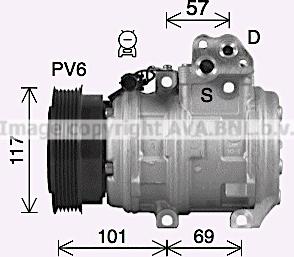 Ava Quality Cooling KAK323 - Kompresor, klima-Uređaj www.molydon.hr