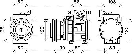 Ava Quality Cooling KAK264 - Kompresor, klima-Uređaj www.molydon.hr