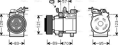 Ava Quality Cooling KAK205 - Kompresor, klima-Uređaj www.molydon.hr