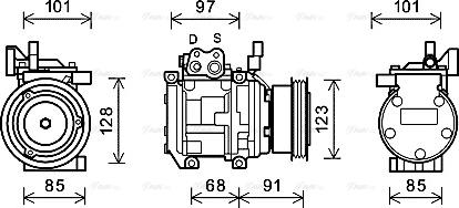 Ava Quality Cooling KAK208 - Kompresor, klima-Uređaj www.molydon.hr