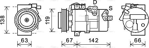 Ava Quality Cooling KAK216 - Kompresor, klima-Uređaj www.molydon.hr