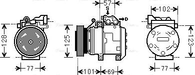 Ava Quality Cooling KAK211 - Kompresor, klima-Uređaj www.molydon.hr