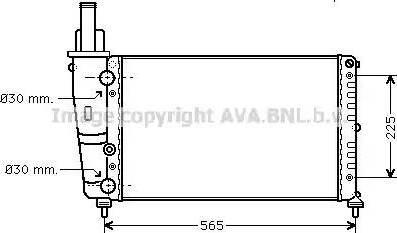 Ava Quality Cooling LC2065 - Hladnjak, hladjenje motora www.molydon.hr