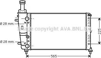 Ava Quality Cooling LCA2066 - Hladnjak, hladjenje motora www.molydon.hr