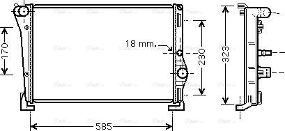 Ava Quality Cooling LC 2088 - Hladnjak, hladjenje motora www.molydon.hr