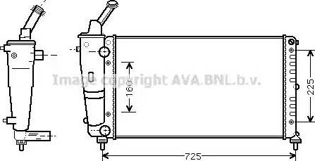 Ava Quality Cooling LC 2083 - Hladnjak, hladjenje motora www.molydon.hr