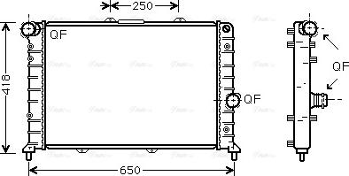 Ava Quality Cooling LC 2079 - Hladnjak, hladjenje motora www.molydon.hr