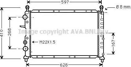 Ava Quality Cooling LC 2073 - Hladnjak, hladjenje motora www.molydon.hr