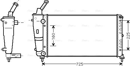 Ava Quality Cooling LCA2083 - Hladnjak, hladjenje motora www.molydon.hr