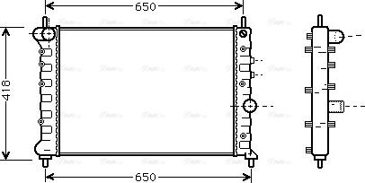 Ava Quality Cooling LCA2078 - Hladnjak, hladjenje motora www.molydon.hr