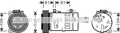 Ava Quality Cooling LC K005 - Kompresor, klima-Uređaj www.molydon.hr