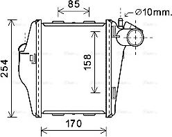 Ava Quality Cooling MC4015 - Intercooler, hladnjak www.molydon.hr