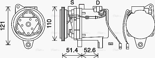 Ava Quality Cooling MCAK019 - Kompresor, klima-Uređaj www.molydon.hr