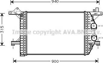 Ava Quality Cooling ME 4172 - Intercooler, hladnjak www.molydon.hr