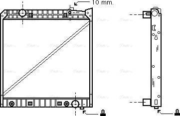 Ava Quality Cooling ME 2148 - Hladnjak, hladjenje motora www.molydon.hr