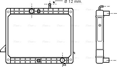 Ava Quality Cooling ME 2173 - Hladnjak, hladjenje motora www.molydon.hr