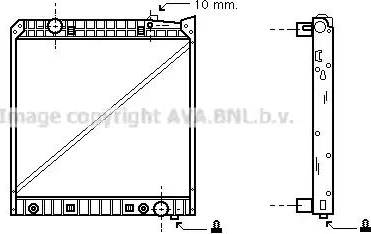 Ava Quality Cooling MEA2148 - Hladnjak, hladjenje motora www.molydon.hr