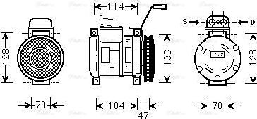 Ava Quality Cooling MEAK189 - Kompresor, klima-Uređaj www.molydon.hr