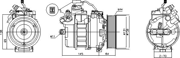 Ava Quality Cooling MEAK357 - Kompresor, klima-Uređaj www.molydon.hr