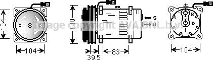 Ava Quality Cooling MFK004 - Kompresor, klima-Uređaj www.molydon.hr