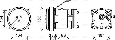 Ava Quality Cooling MFAK030 - Kompresor, klima-Uređaj www.molydon.hr