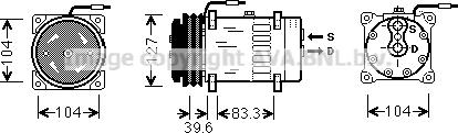 Ava Quality Cooling MFK002 - Kompresor, klima-Uređaj www.molydon.hr