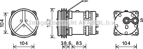 Ava Quality Cooling MFK030 - Kompresor, klima-Uređaj www.molydon.hr