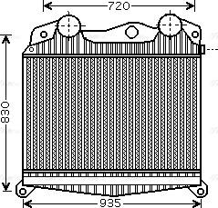 Ava Quality Cooling MN 4040 - Intercooler, hladnjak www.molydon.hr