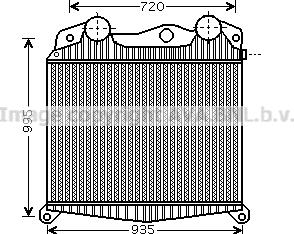 Ava Quality Cooling MN4019 - Intercooler, hladnjak www.molydon.hr