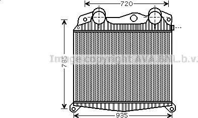 Ava Quality Cooling MN 4018 - Intercooler, hladnjak www.molydon.hr