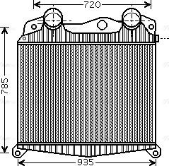 Ava Quality Cooling MN 4017 - Intercooler, hladnjak www.molydon.hr