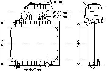 Ava Quality Cooling MN 2043 - Hladnjak, hladjenje motora www.molydon.hr