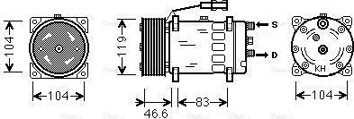 Ava Quality Cooling MNAK061 - Kompresor, klima-Uređaj www.molydon.hr