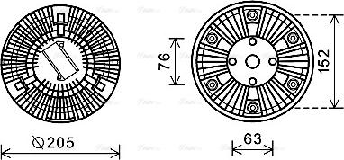 Ava Quality Cooling MNC067 - kvačilo, ventilator hladnjaka www.molydon.hr