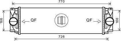 Ava Quality Cooling MS4582 - Intercooler, hladnjak www.molydon.hr