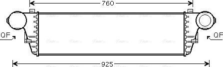 Ava Quality Cooling MS 4379 - Intercooler, hladnjak www.molydon.hr
