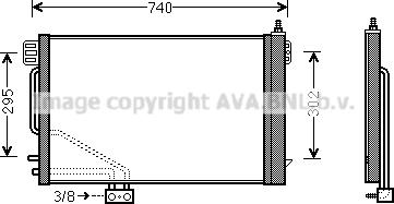 Ava Quality Cooling MS5493D - Kondenzator, klima-Uređaj www.molydon.hr