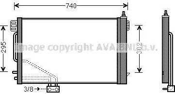 Ava Quality Cooling MS5493 - Kondenzator, klima-Uređaj www.molydon.hr