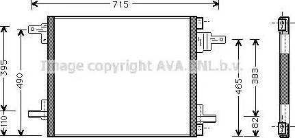 Ava Quality Cooling MS 5345 - Kondenzator, klima-Uređaj www.molydon.hr